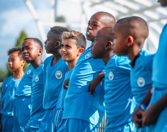 Manchester City FC Summer Camp Boys Training Group Photo