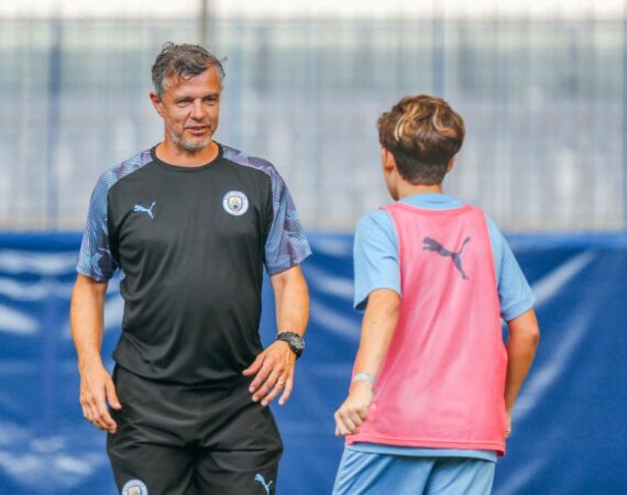 Manchester City FC Summer Camp Boys Trainer Player