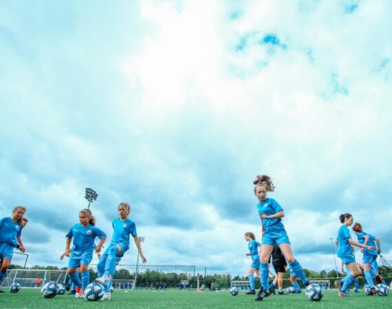 Manchester City FC Summer Camp Girls Training