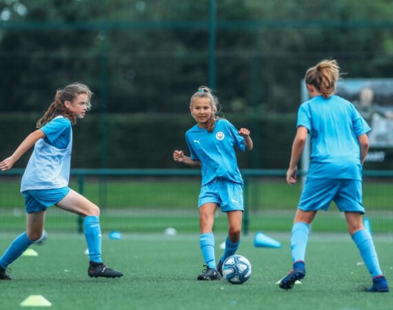 Manchester City FC Summer Camp Girls Training