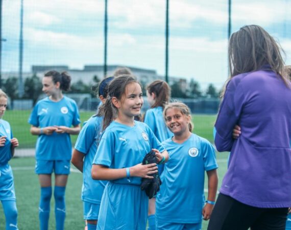 Manchester City FC Summer Camp Girls Training