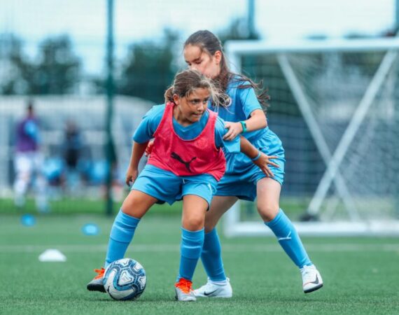 Manchester City FC Summer Camp Girls Training